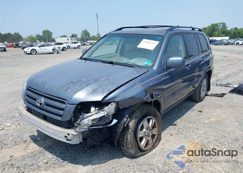 2004 Toyota Highlander V6 from USA, damaged, VIN JTEGP21A540012207